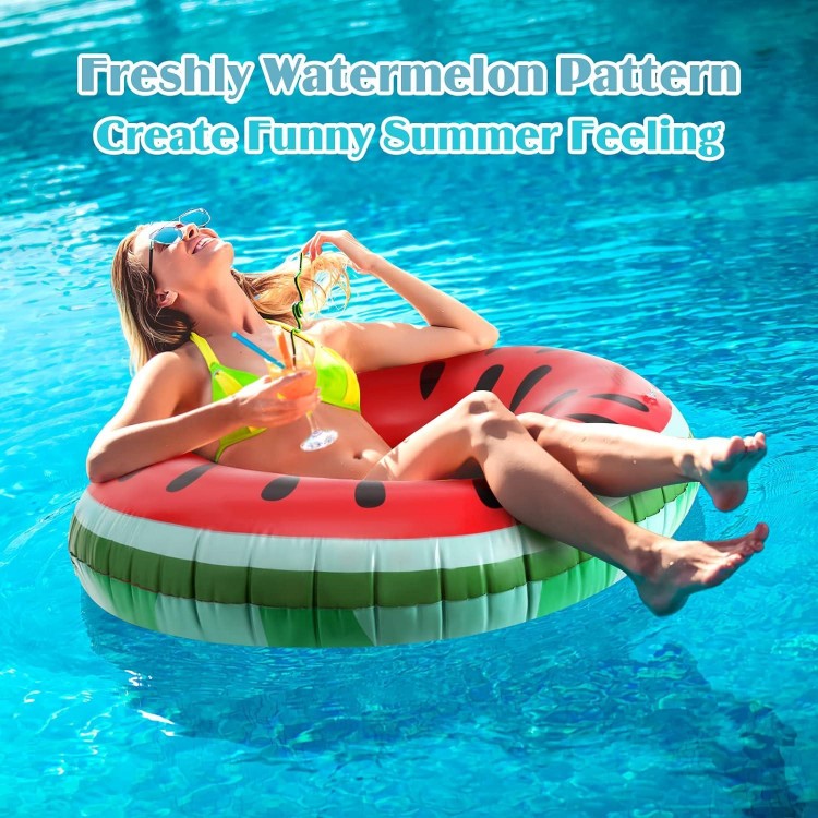 Inflatable Swim Rings Swimming Pool Float Tube Round