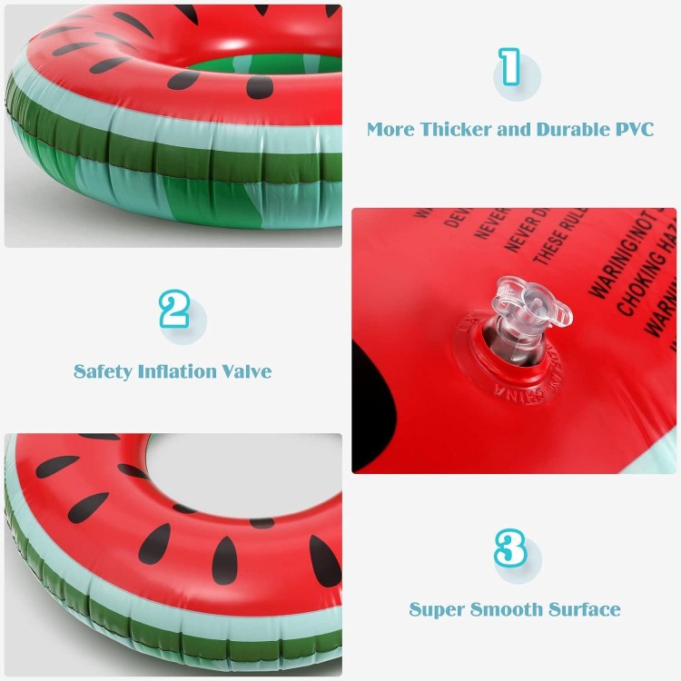 Inflatable Swim Rings Swimming Pool Float Tube Round
