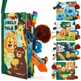 Baby Books 0-6 Months,Infant Tummy Time Toys