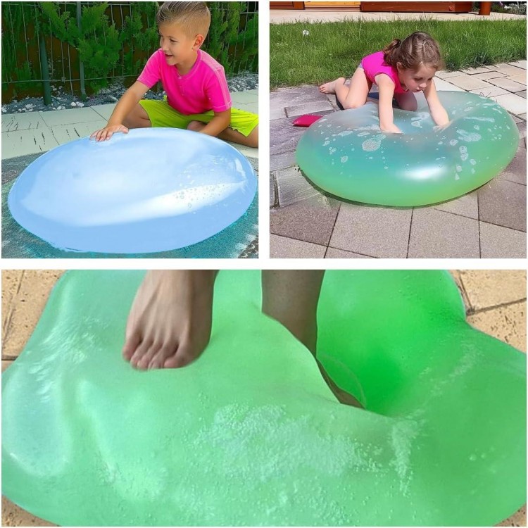 2pcs Giant Bubble Balls Water Balloons Quick Fill Large Beach Balls