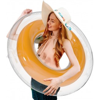 Inflatable Pool Floats Rings - Swim Tubes Floaties - Suitable for Teens Aged 12+