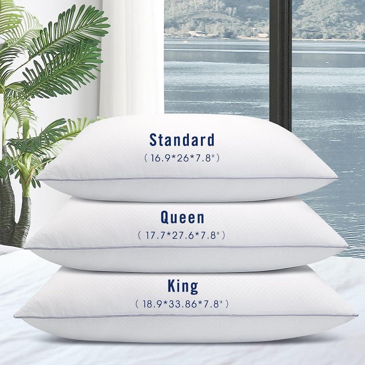 Bed Pillows for Sleeping 2 Pack, Standard Size