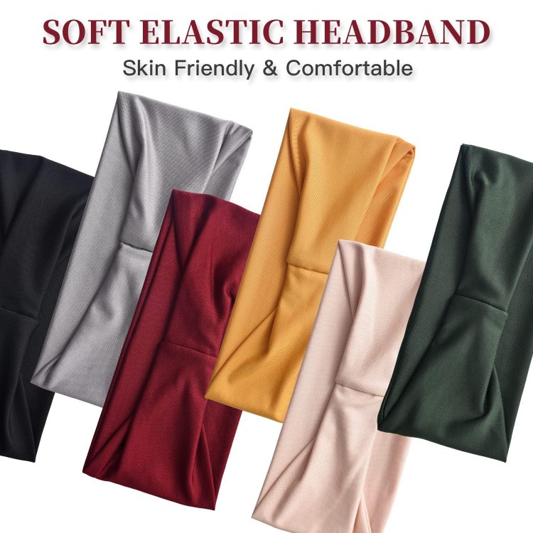 12 Pack Wide Headbands for Women No slip