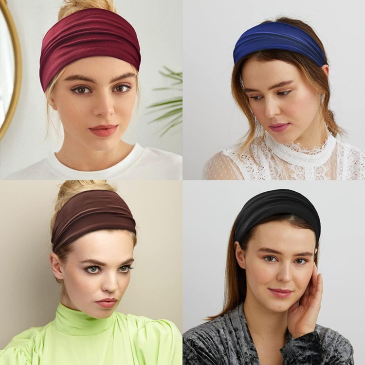 12 Pack Wide Headbands for Women No slip