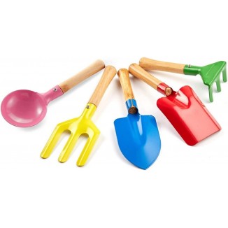 Kids Gardening Tools Set, 5PCS Gardening Tools for Kids Metal