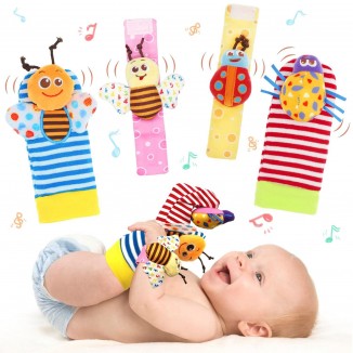Baby Rattles Toys for 0-12 Month, Infant Girl Boy Toys