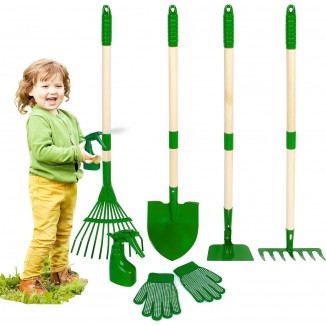 Kids Gardening Tools Set, Garden Tool Yard Lawn Digging Weed Toys