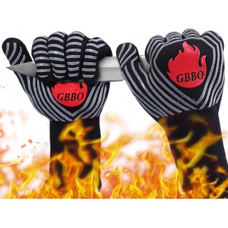 BBQ Gloves 1472°F Heat Resistant Oven Gloves