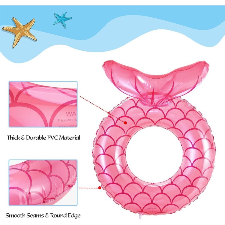 Inflatable Swimming Ring, Children Cute Pool Float