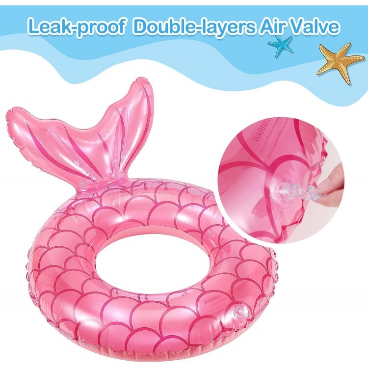 Inflatable Swimming Ring, Children Cute Pool Float