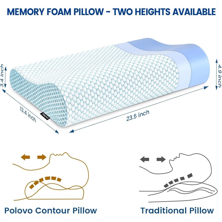 Memory Foam Pillows Neck Pillow Bed Pillow for