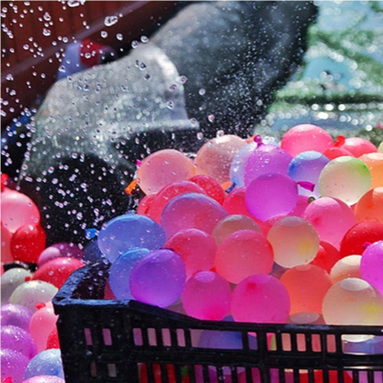 500 Pack Water Balloons with Quick Refill Kits, Eco-Friendly Latex Water