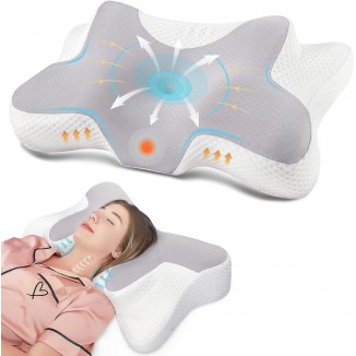 Cervical Pillow for Bed Sleeping, Memory Foam