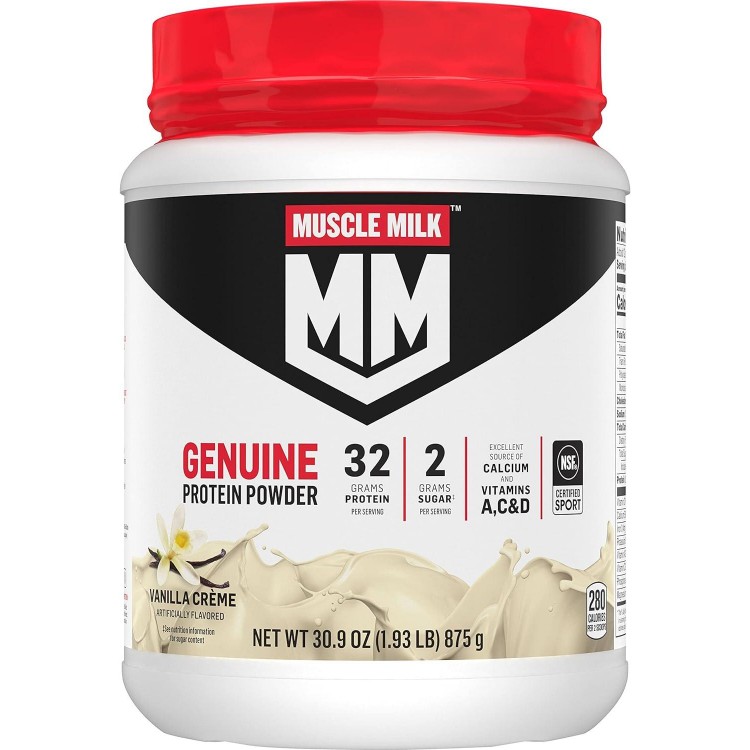 Muscle Milk Genuine Protein Powder, Vanilla Crème