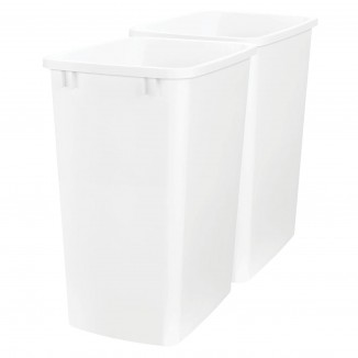 Polymer Replacement 35 Quart Trash Bin Recycle Waste Garbage Container
