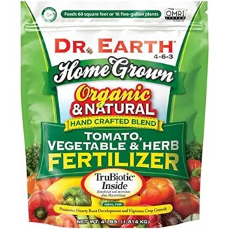 Organic 5 Tomato, Vegetable & Herb Fertilizer Poly Bag