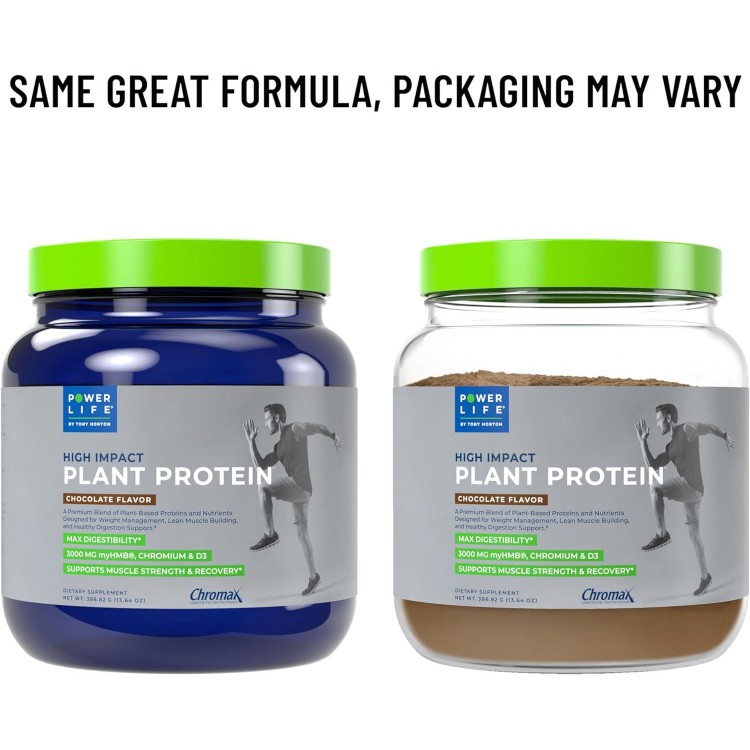 High Impact Plant Protein Powder with 3000 MG of HMB