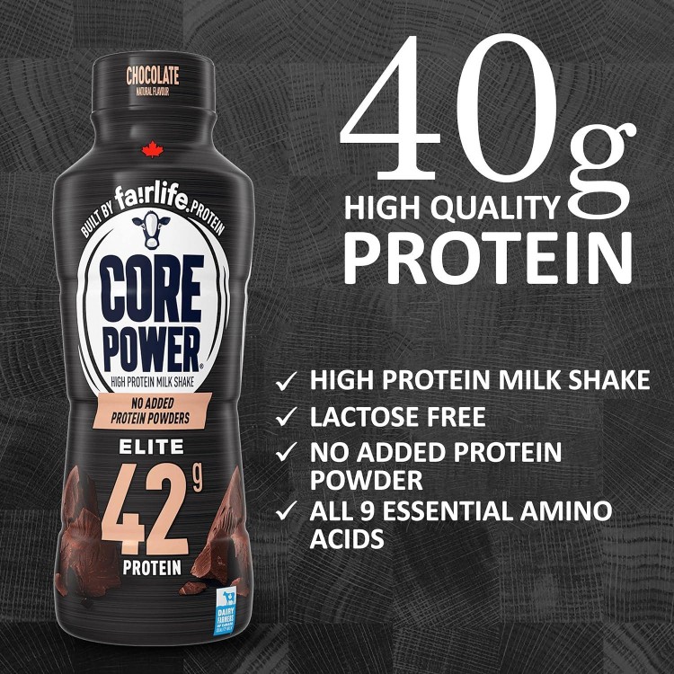 Chocolate High Protein Shakes (42 Grams) 14 Oz