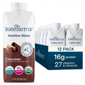 Organic Nutrition Shake, Chocolate, 16g Protein