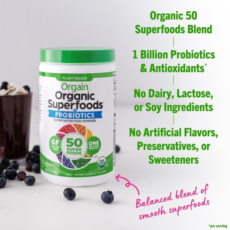 Organic Greens Powder + 50 Superfoods