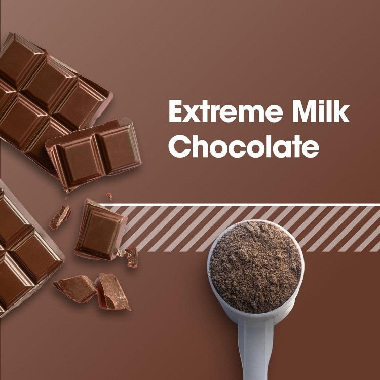 100% Whey Protein Powder, Extreme Milk Chocolate, 2 Pound 