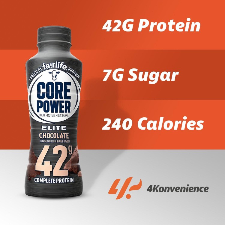 Chocolate (8 Pack) High Protein Milk Shakes 42g - 14 Fl 