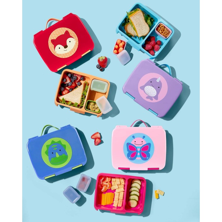 Skip Hop Kids Bento Lunch Box, Ages 3+, Zoo Butterfly