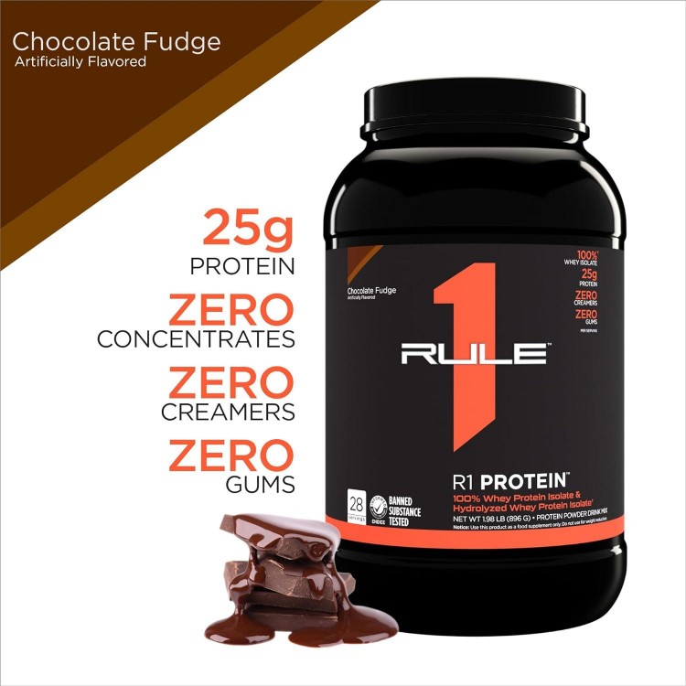 Rule 1 R1 Protein, Chocolate Fudge - 2.01 lbs Powder