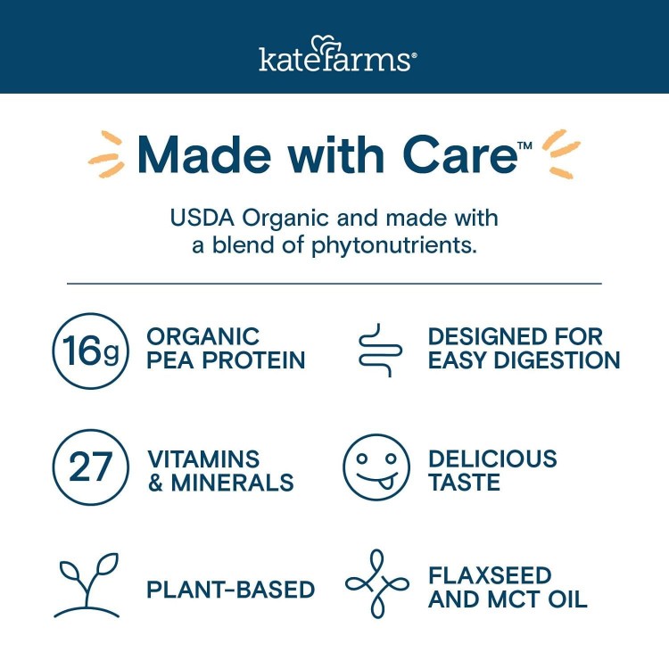Organic Vegan Plant Based 1.0 Nutrition Shake, Chocolate