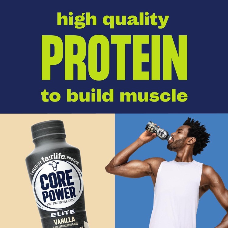 42g High Protein Milk Shake Bottle, Ready To Drink for