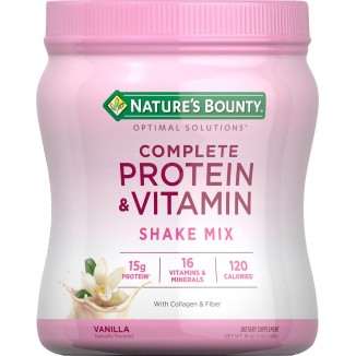 Complete Protein & Vitamin Shake Mix with Collagen & Fiber