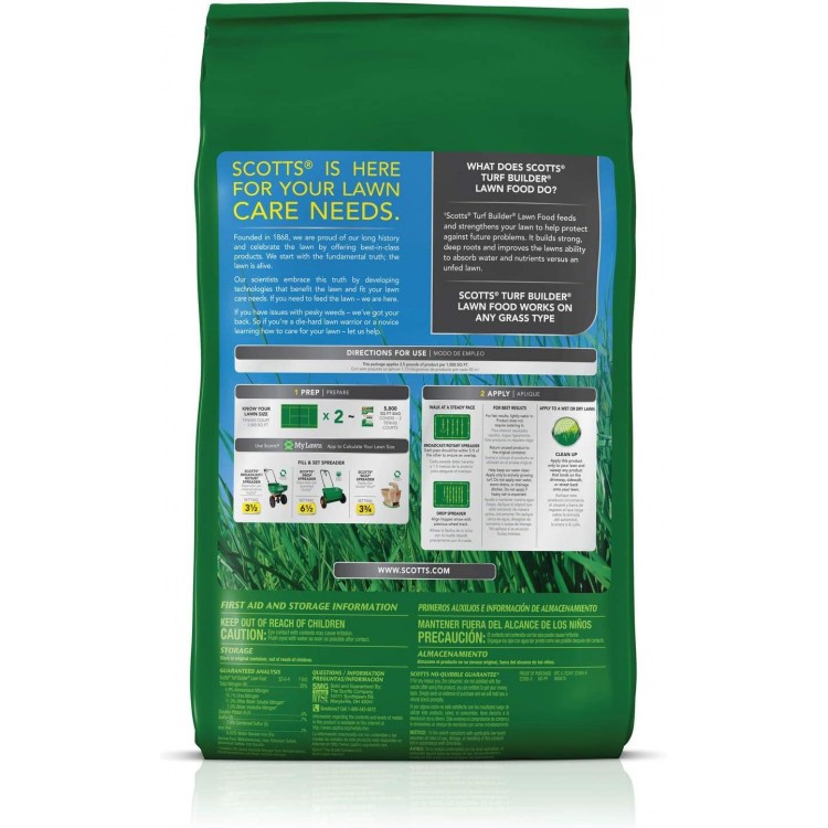 Lawn Food - Fertilizer for All Grass Types, 5,000 sq. ft., 12.5 lbs.
