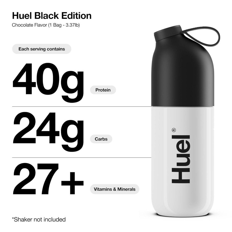 Huel Black Edition | Chocolate 40g Vegan Protein Powder