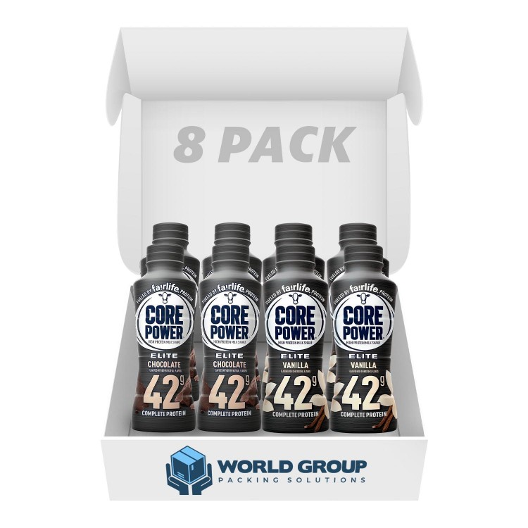 Fairlife Core Power Elite Chocolate and Vanilla Variety (8 Pack) High Protein Milk Shakes