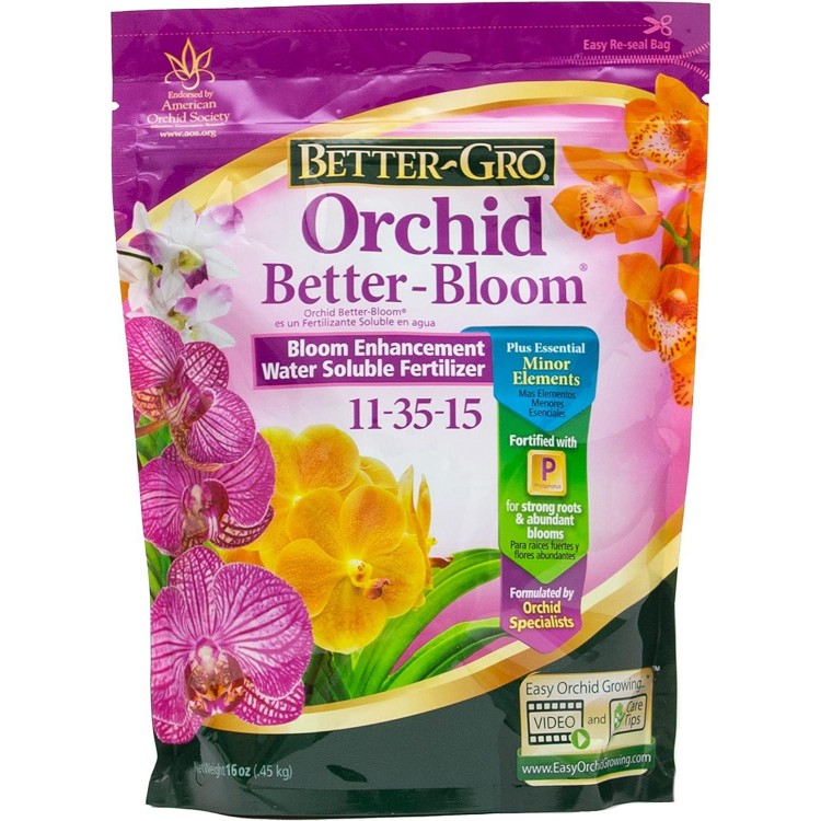  Orchid Better-Bloom 11-35-15 - Urea- Bloom Fertilizer for Orchids