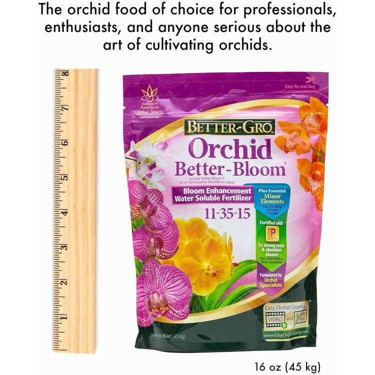  Orchid Better-Bloom 11-35-15 - Urea- Bloom Fertilizer for Orchids