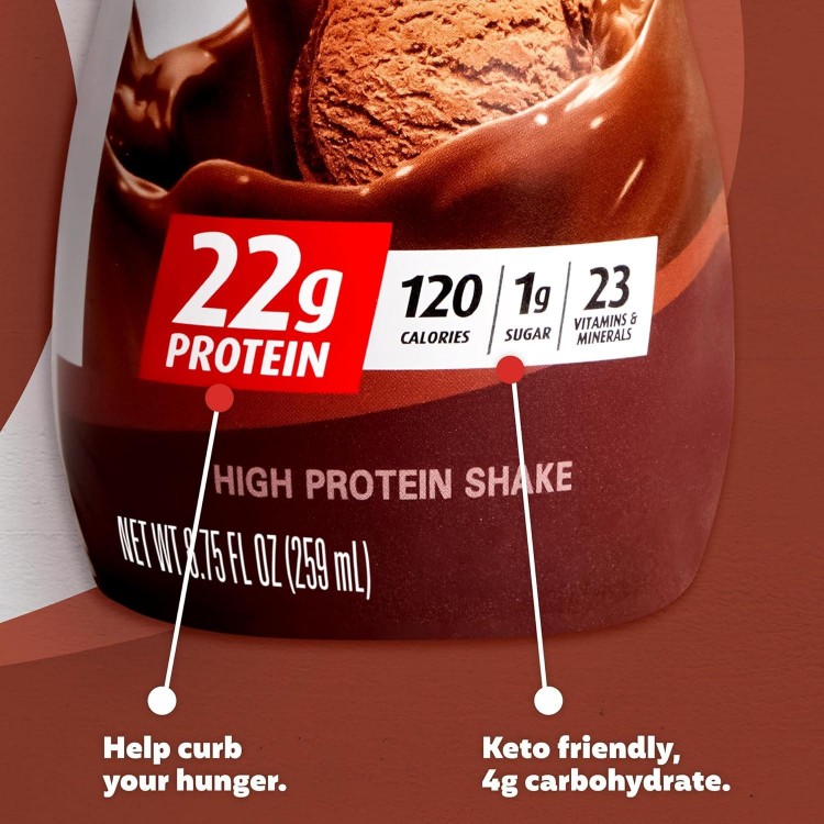 Premier Protein Shake MINIs, Chocolate, 22g Protein, 120 Calories, 1g Sugar, 8.75fl oz, Pack of 12