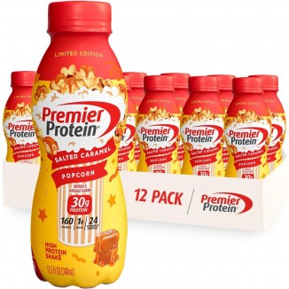 Premier Protein Shake Limited Edition Salted Caramel Popcorn