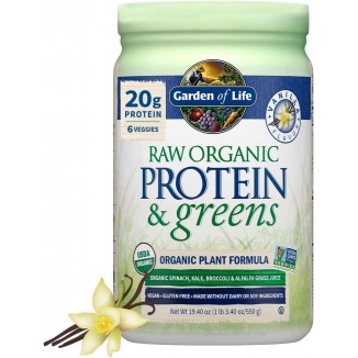 Raw Organic Protein & Greens - Vanilla - Vegan Protein 