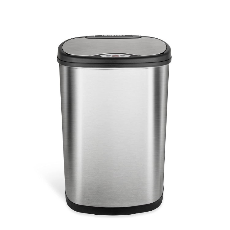  Automatic Touchless Motion Sensor Oval Trash Can