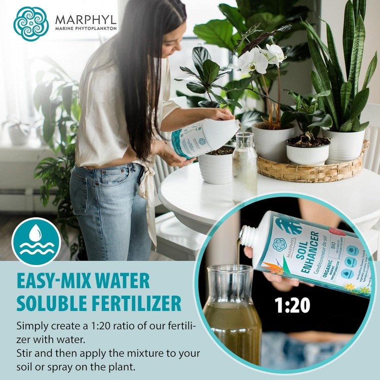 Organic Liquid Fertilizer - Outdoor & Indoor Plant Food - All-Purpose