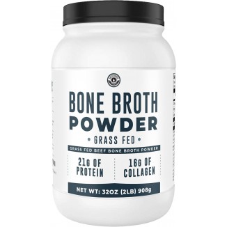 Bone Broth Protein Powder, Pure Grass Fed Bone Broth
