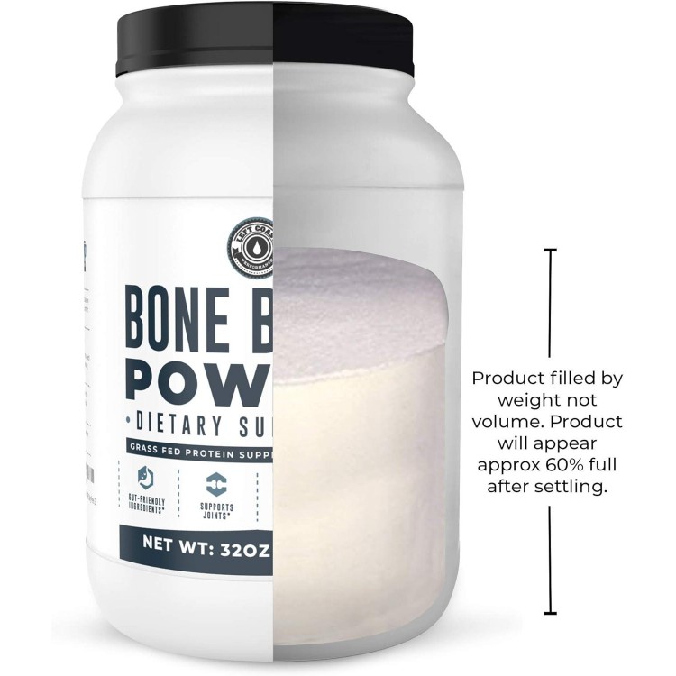 Bone Broth Protein Powder, Pure Grass Fed Bone Broth