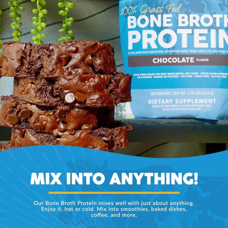 100% Grass Fed Bone Broth Protein Powder