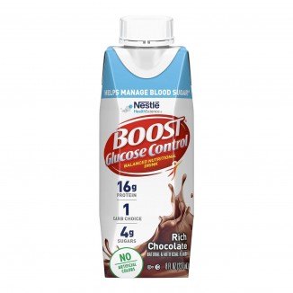Boost Nutritional Drinks Glucose Control with Extra Nutrient Support Drink, Rich Chocolate