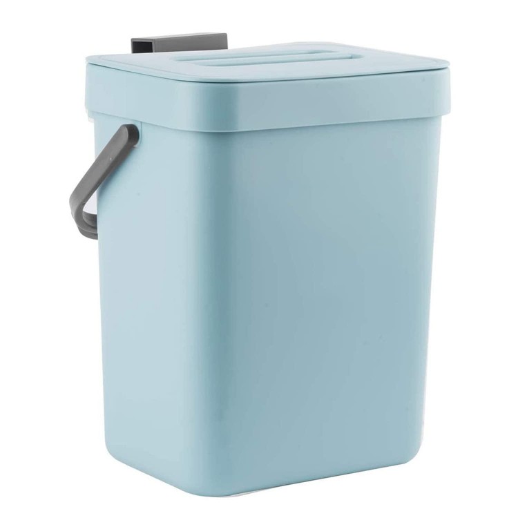LALASTAR Small Trash Can with Lid, Odorless Mini Trash Can