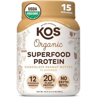 Organic Plant Based Protein Powder, Chocolate