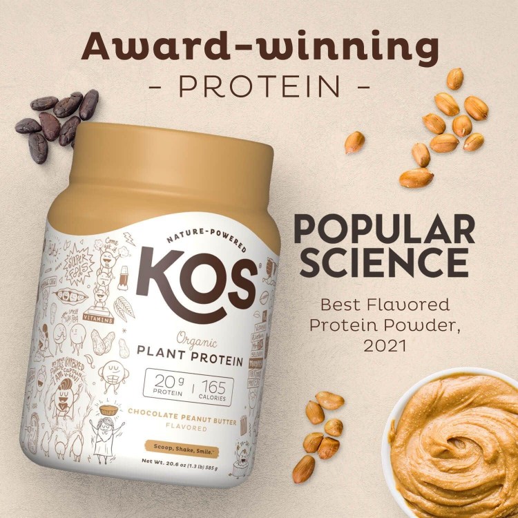 Organic Plant Based Protein Powder, Chocolate