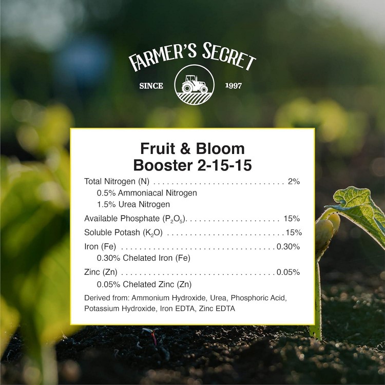 Farmer’s Secret Fruit & Bloom Booster Fertilizer (32oz)