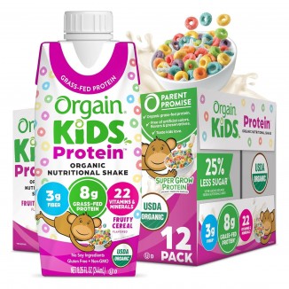 Organic Kids Nutritional Protein Shake, Fruity Cereal